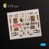 KELIK K72152 F-14B - interior 3D decals for GWH kit 1/72
